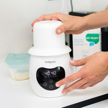 BabyOno Honey Natural Nursing, podgrzewacz elektroniczny do butelek, biały, 1 szt.