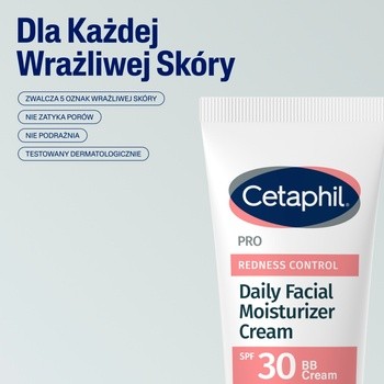 Cetaphil Pro Redness Control, krem nawilżający na dzień SPF 30, 50 ml
