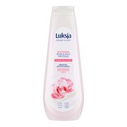Luksja Cream & Soft, kremowy płyn do kąpieli, wygładzające róża i proteiny mleka, 900 ml https://azcdn.doz.pl/image/d/product/d01d55a3-scale-180x180.png