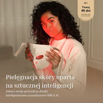 Silk'n, maska LED na twarz z funkcją EMS, 1 szt.