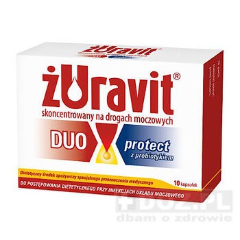 Żuravit Duoprotect, kapsułki z probiotykiem, 10 szt.