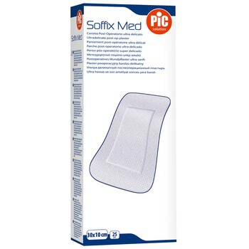 PiC Soffix Med, plaster sterylny, pooperacyjny, 30 x 10 cm, 25 szt.