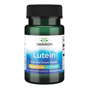 Swanson Lutein, 20 mg, kapsułki, 60 szt.