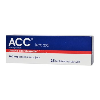 ACC, 200 mg, tabletki musujące, 25 szt. (import równoległy, InPharm)