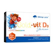 Olimp Gold-Vit D3 Junior, tabletki ulegające rozpadowi w jamie ustnej, 30 szt.