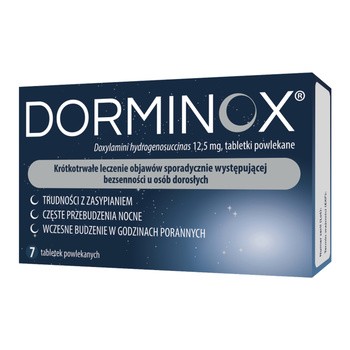 Dorminox, 12,5 mg, tabletki powlekane, 7 szt.