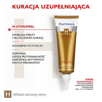 Pharmaceris H Stimupeel, trychologiczny peeling enzymatyczny do skóry głowy, 125 ml