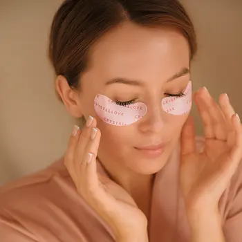 Crystallove, silikonowe płatki pod oczy, wielorazowe, 4 szt.