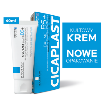 Zestaw La Roche-Posay, Cicaplast Baume B5+, balsam kojący, 40 ml + Lipikar Syndet AP+, krem myjący przeciw podrażnieniom skóry, 400 ml