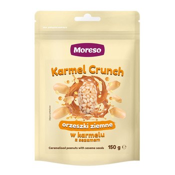 Moreso, orzeszki ziemne w karmelu i sezamie, 150 g