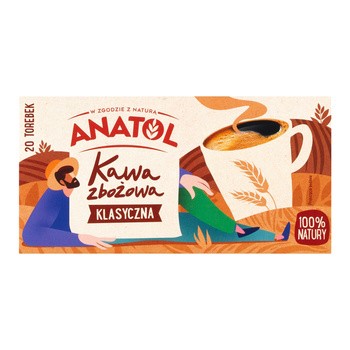 Anatol, kawa zbożowa, klasyczna, 20 torebek