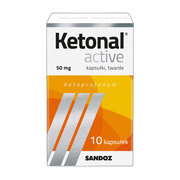 Ketonal Active, 50 mg, kapsułki twarde, 10 szt.