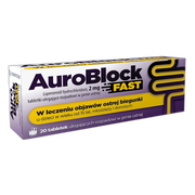 AuroBlock Fast, 2 mg, tabletki ulegające rozpuszczeniu w jamie ustnej, 20 szt.