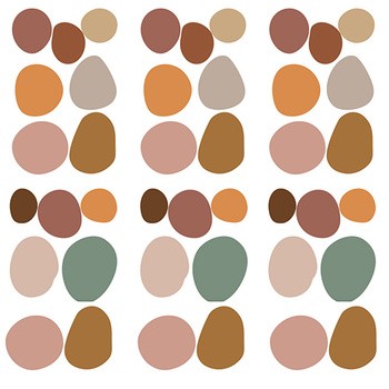 Sipo, Naklejki na ścianę dla dzieci, Kropki Boho