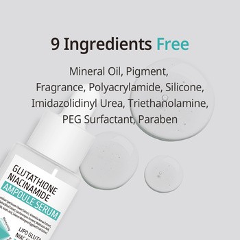 APLB Glutathione Niacinamide Ampoule, serum rozjaśniające do twarzy z glutationem i niacynamidem, 40 ml