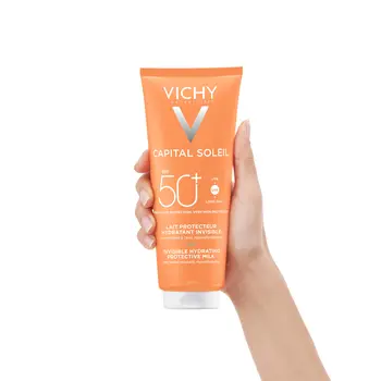 Vichy Capital Soleil, Mleczko do twarzy i ciała SPF 50+, 300 ml