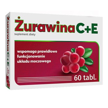 Alg Pharma Żurawina C + E, tabl., 60 szt