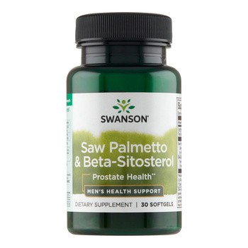 Swanson Saw palmetto & Beta-sitosterol, kapsułki, 30 szt.
