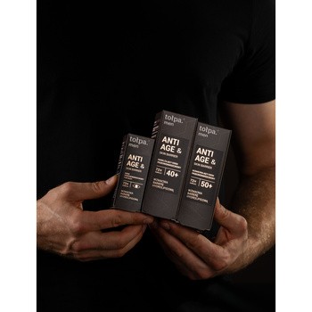 Tołpa Men anti age&skin barrier, wzmacniający krem przeciwzmarszczkowy 50+, 50 ml