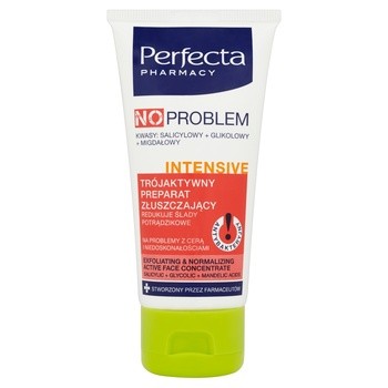 Perfecta Pharmacy, No Problem, Intensive, Trójaktywny preparat złuszczający, 50 ml