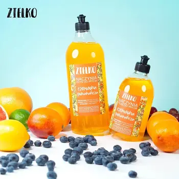 Zielko, Płyn do mycia naczyń, pomarańcza, 500 ml