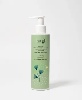 Hagi Natural, kojący jogurt postbiotyczny do ciała, Boso po Mchu, 200 ml