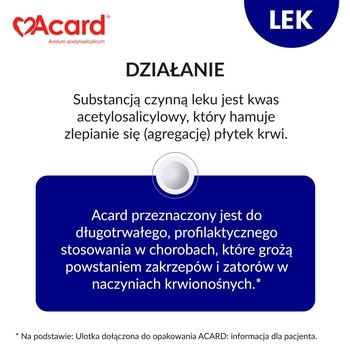 Acard, 150 mg, tabletki dojelitowe, 60 szt.