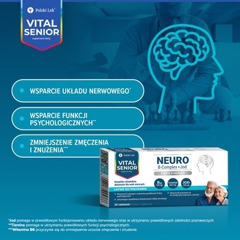 Vital Senior Neuro B-complex + Jod, tabletki, 30 szt.