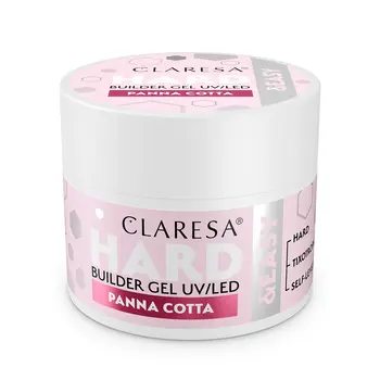 Claresa Hard&Easy Builder Gel, żel budujący do paznokci, Panna Cotta, 45 g