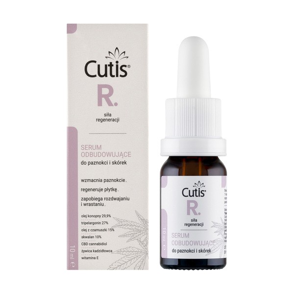 Cutis Curtis R-Regeneracja, serum odbudowujące do paznokci i skórek, 10 ml — Składniki i ocena