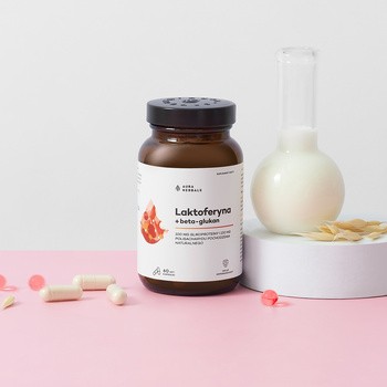 Aura Herbals Laktoferyna + beta-glukan, kapsułki, 60 szt.