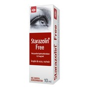 Starazolin Free, 0,5 mg/ml, krople do oczu, 10 ml        