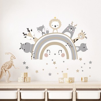 Sipo, Naklejki na ścianę dla dzieci, Zwierzątka, 1 szt.