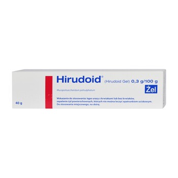 Hirudoid, 0,3 g/100 g, żel, 40 g (import równoległy, InPharm)