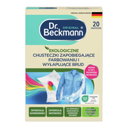 Dr. Beckmann, ekologiczne chusteczki zapobiegające farbowaniu i wyłapujące brud, 20 szt. 