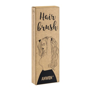 Anwen, szczotka drewniana, hair brush, 1 szt.