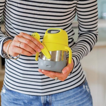 B.BOX, termos obiadowy na zupę i obiad dla dzieci, Lemon Sherbet, 335ml