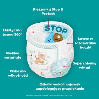 Pampers Active Baby Pants, pieluchomajtki, rozmiar 5, 136 szt.