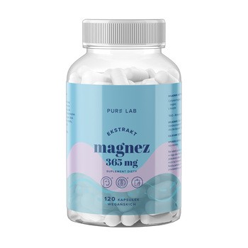 Pure Lab Magnez 365 mg, kapsułki, 120 szt.