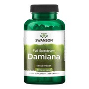 Swanson Damiana, kapsułki, 100 szt.