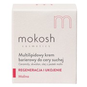 Mokosh Multilipidowy krem barierowy do cery suchej, Malina, 60 ml