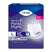 alt TENA Pants ProSkin Super Night OTC Edition, majtki chłonne, rozmiar L, 10 szt.