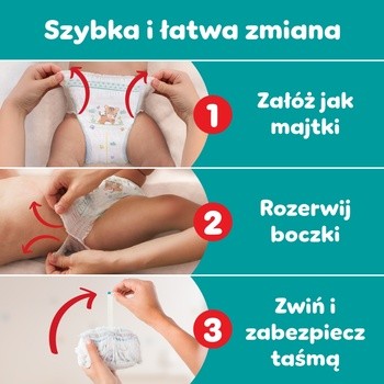 Pampers Active Baby Pants, pieluchomajtki, rozmiar 5, 136 szt.