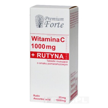 Witamina C 1000mg+Rutyna, tabletki musujące, (Uni-Phar), 10 szt.