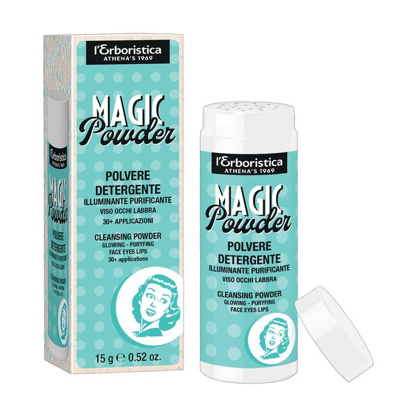 L'Erboristica L'Erboristica Magic Powder, rozświetlający puder oczyszczający twarz, oczy, usta, 15 g — Składniki i ocena