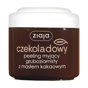Ziaja Masło Kakaowe, czekoladowy peeling myjący, gruboziarnisty, 200 ml