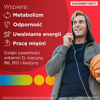 Centrum Multigummies Adults Energy Release, żelki, smak owoce leśne, 60 szt.