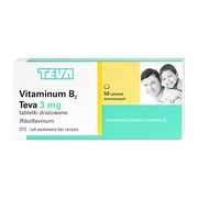 Vitaminum B2 Teva, 3 mg, tabletki drażowane, 50 szt.