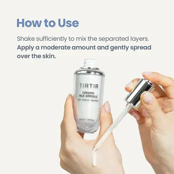 Tirtir Ceramic Milk Ampoule, serum nawilżające, 40 ml