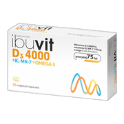 Ibuvit D3 4000+K2 MK-7 Omega 3, kapsułki miękkie, 30 szt.